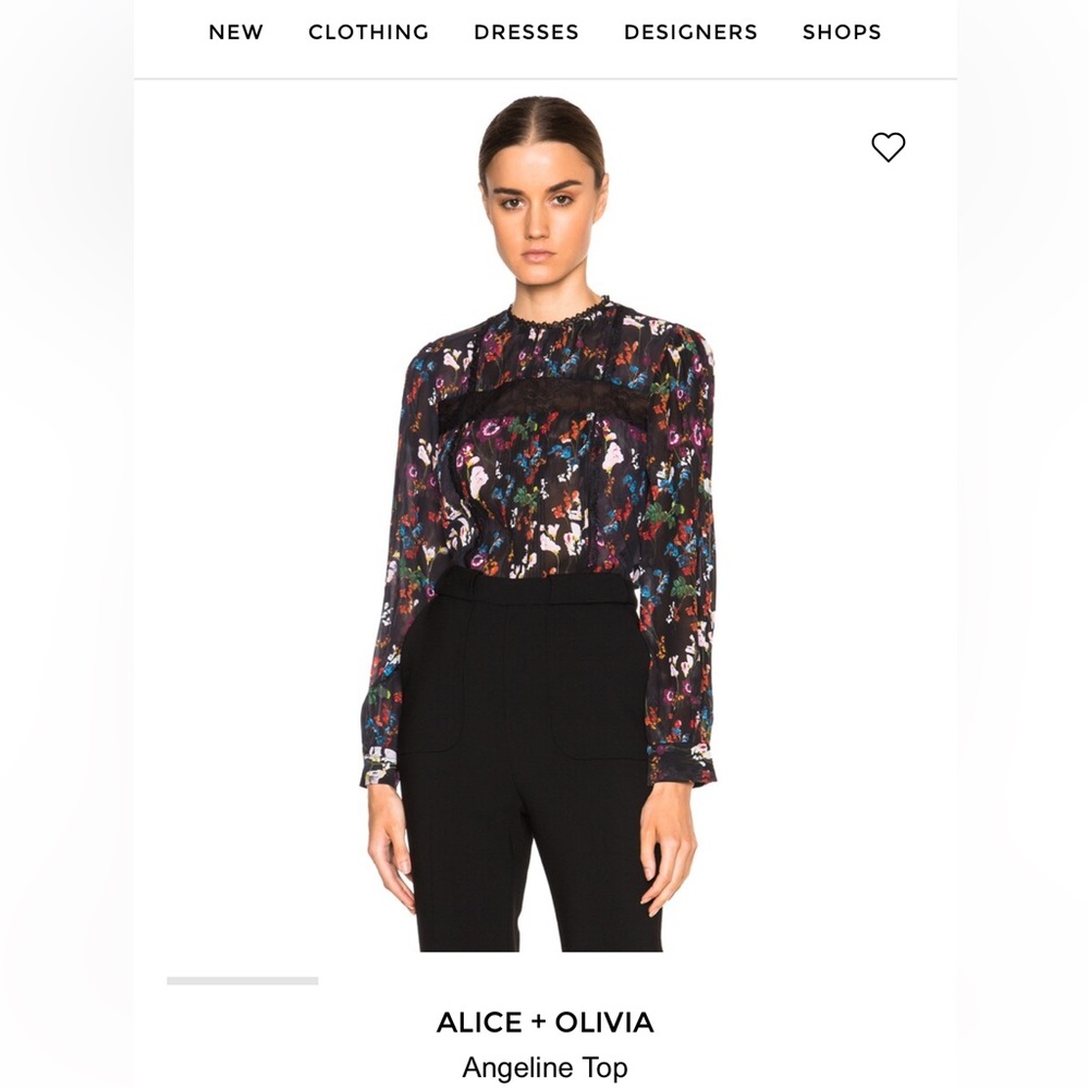 Alice + Olivia Angeline Top
Size XS